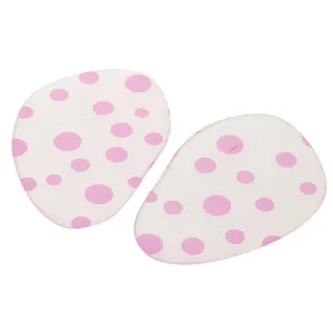 1 Pair Anti-Slip Silica Half Insoles High Heel Invisible Forefoot Pad Pink