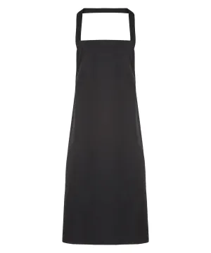 100 Organic Cotton Bib Apron | Black