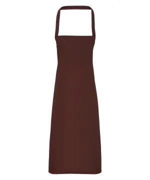 100 Organic Cotton Bib Apron | Brown