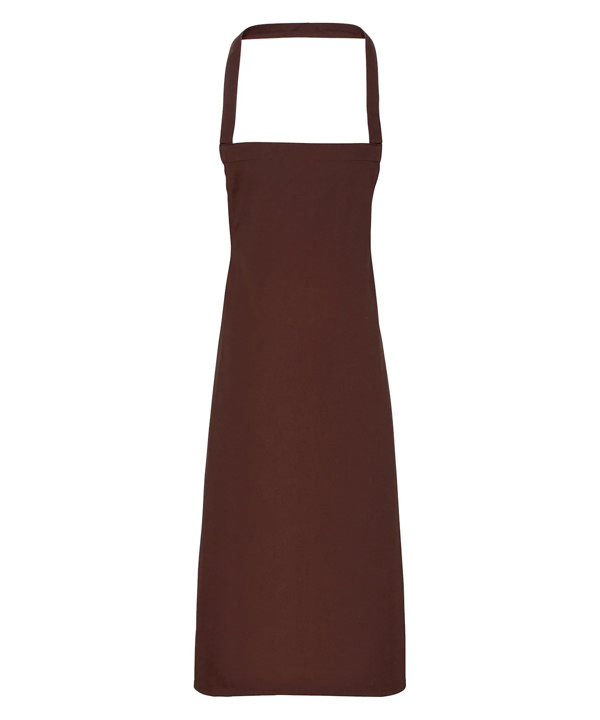 100 Organic Cotton Bib Apron | Brown