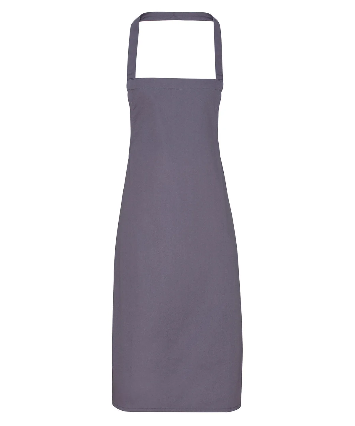 100 Organic Cotton Bib Apron | Dark Grey