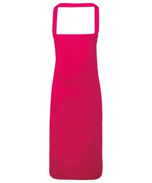 100 Organic Cotton Bib Apron | Hot Pink