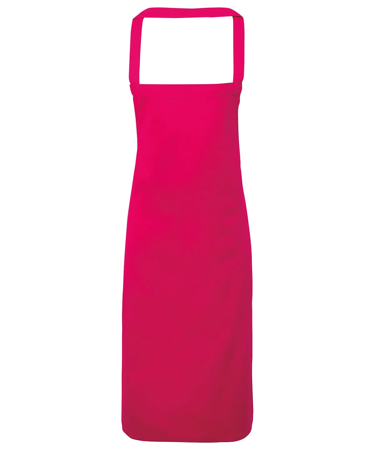 100 Organic Cotton Bib Apron | Hot Pink