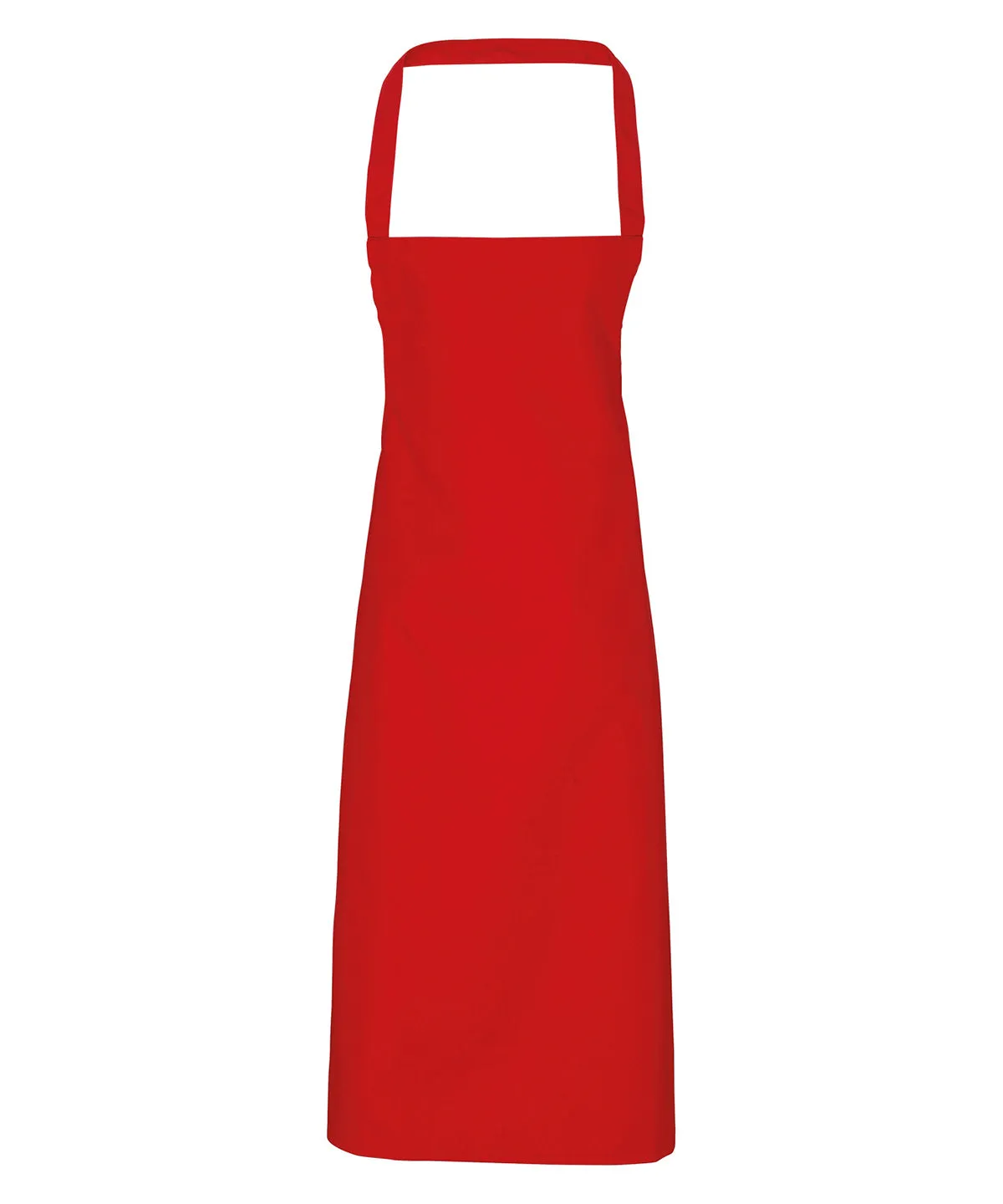 100 Organic Cotton Bib Apron | Red