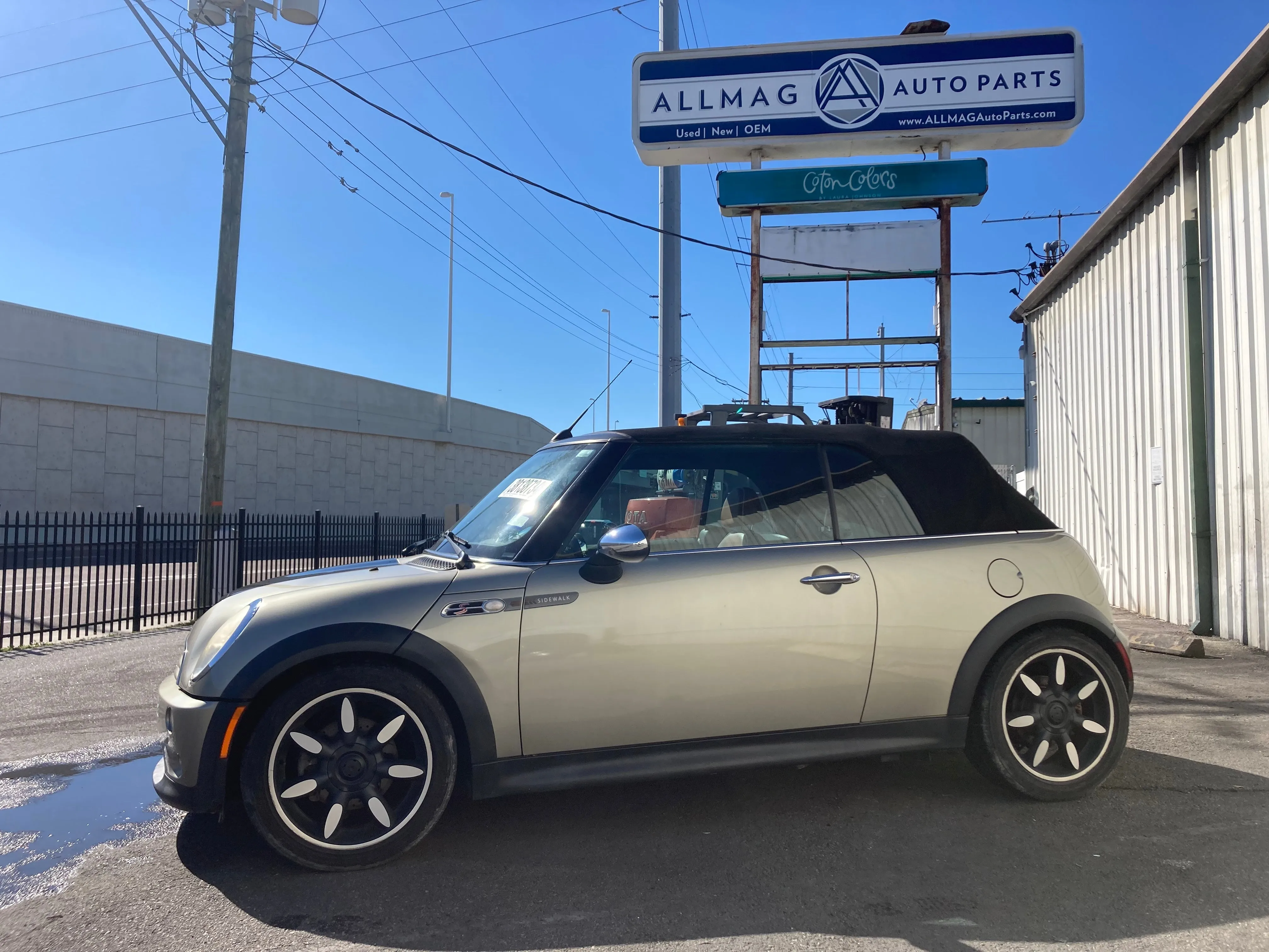 2007 MINI Cooper Convertible S Sidewalk Edition, New Parts Car (February 2024) Stk #413