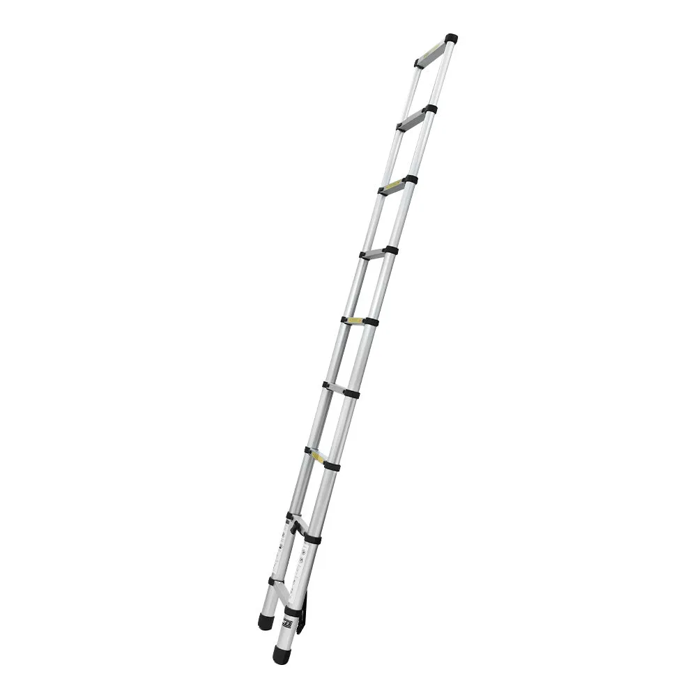 2.6M Telescopic Ladder Aluminium Extension Extendable Steps Adjustable Height