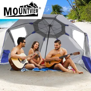 2m Nanakuli Outdoor Umbrella Beach Sun Shade Weather Patio Garden Shelter - Blue