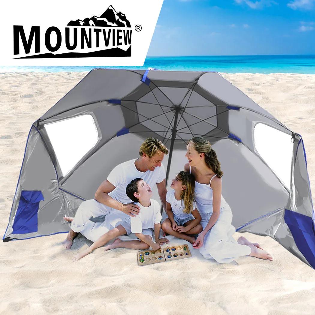 2m Nanakuli Outdoor Umbrella Beach Sun Shade Weather Patio Garden Shelter - Blue