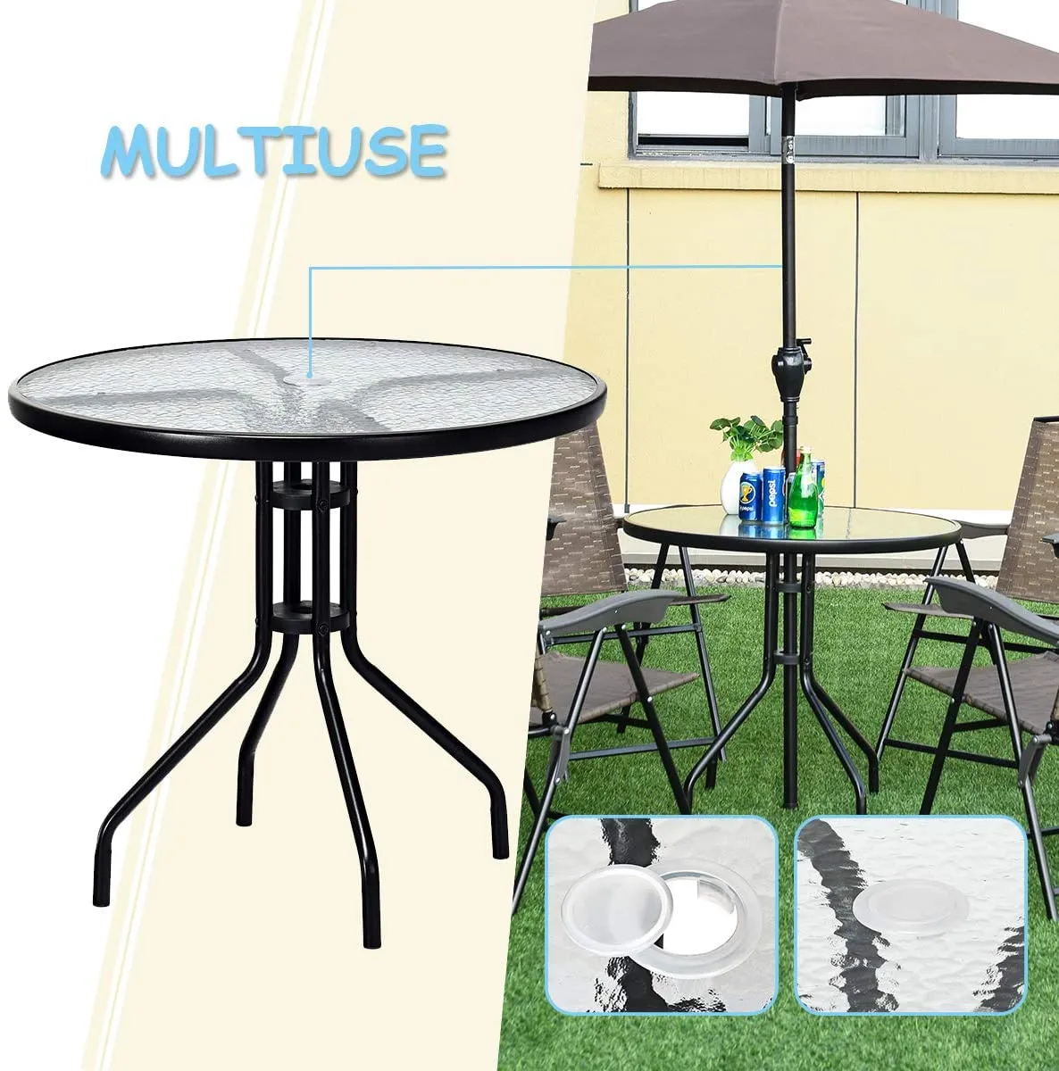 32" Outdoor Patio Table