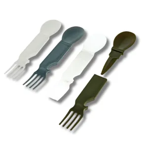 4-IN-1 Snapatite  Utensil Set (Clear)