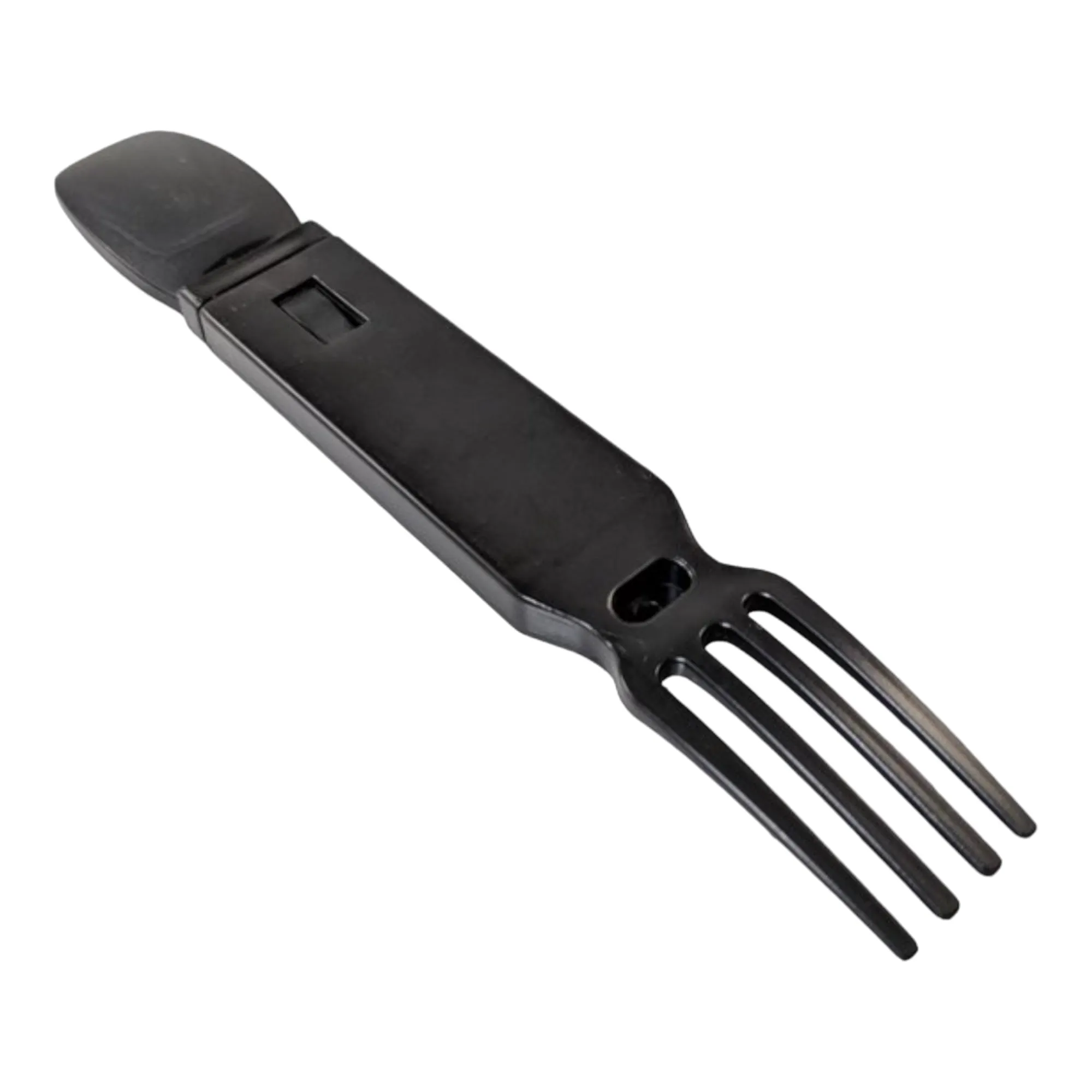 4-in-1 Snapatite  Utensil Set - Spoon, Knife, Fork, Bottle Opener (Black)