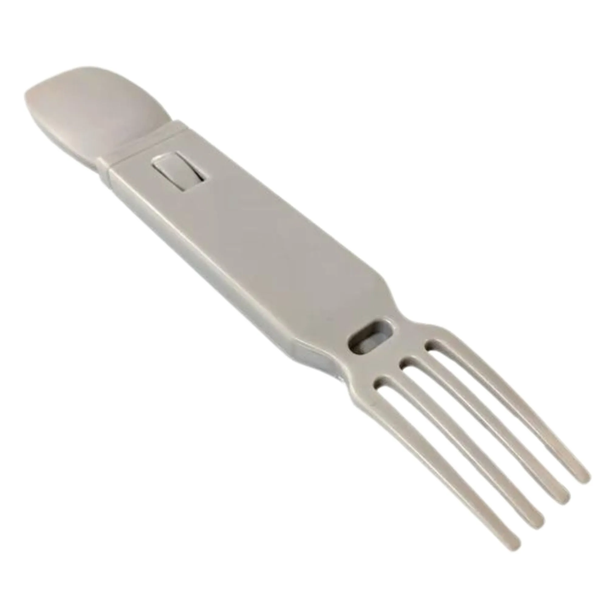 4-in-1 Snapatite  Utensil Set - Spoon, Knife, Fork, Bottle Opener (Light Grey)