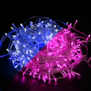 420 LED White/Blue and Pink Dual Colour Lights (33.5m)