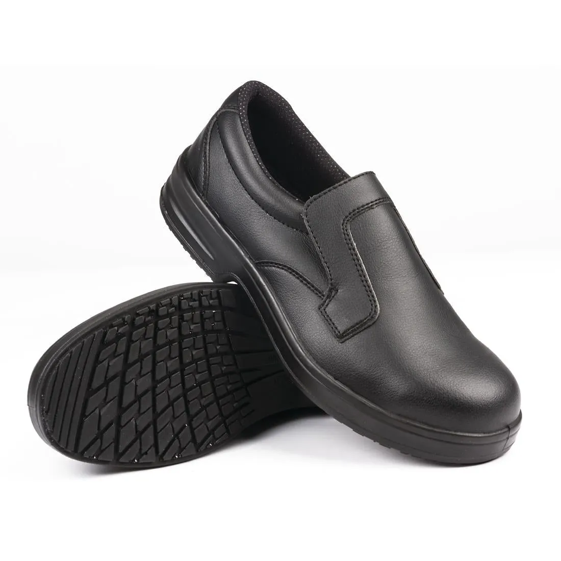 A845-41 Slipbuster Lite Slip On Safety Shoes Black 41