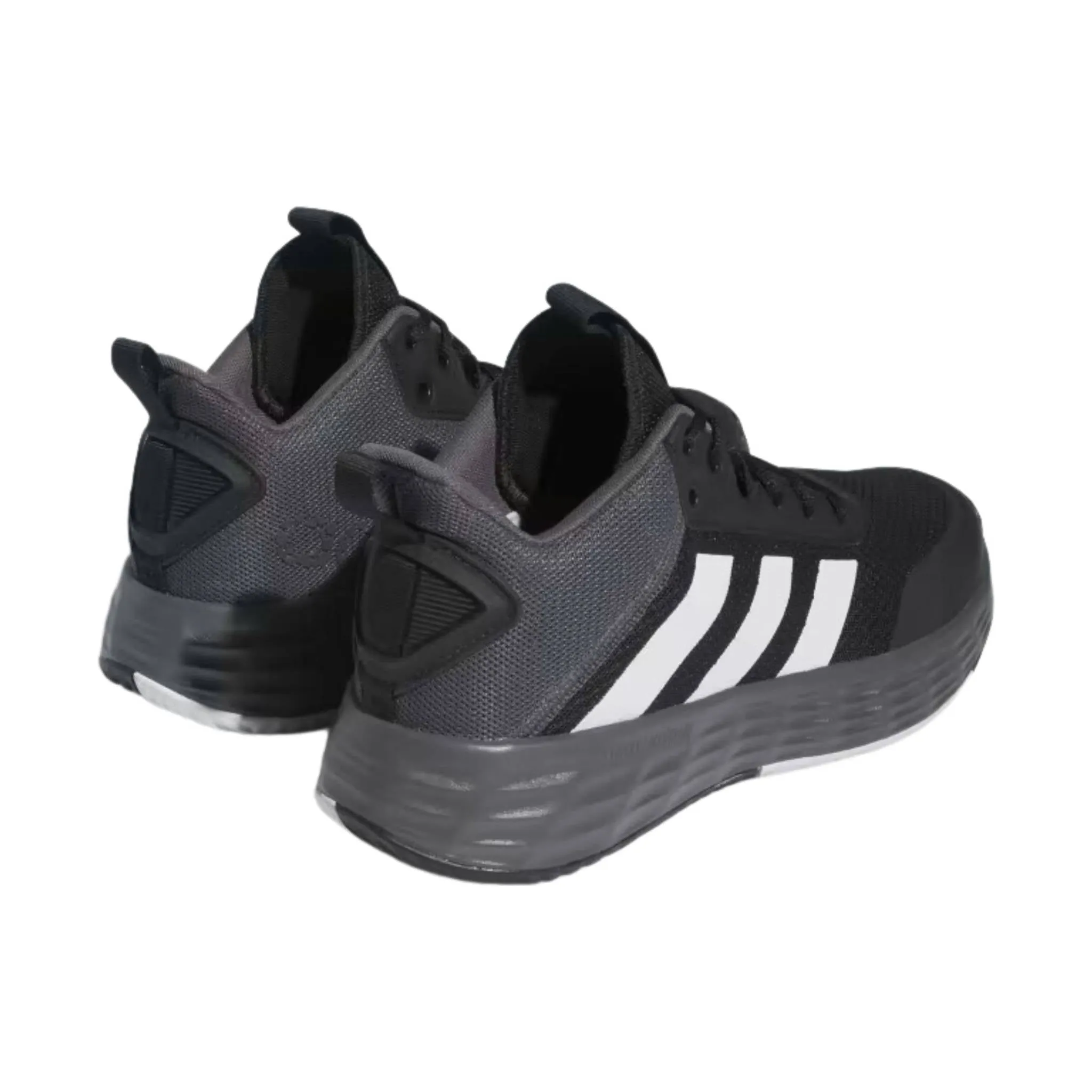 Adidas Men's Own The Game Basketball Shoes - Black/Grey - ONLINE STORE CREDIT/EXCHANGE ONLY