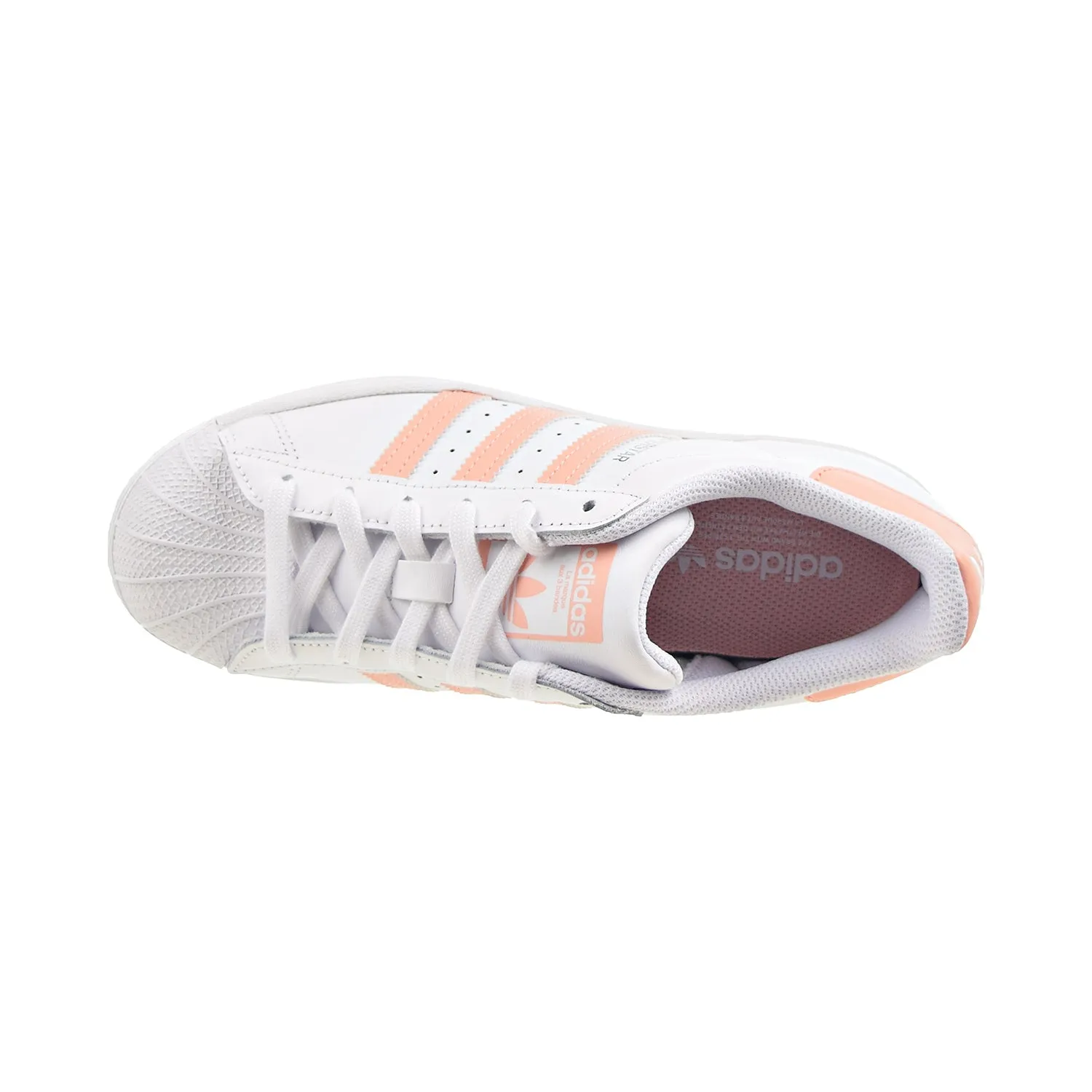 Adidas Originals Superstar J Big Kids' Shoes Cloud White-Ambient Blush