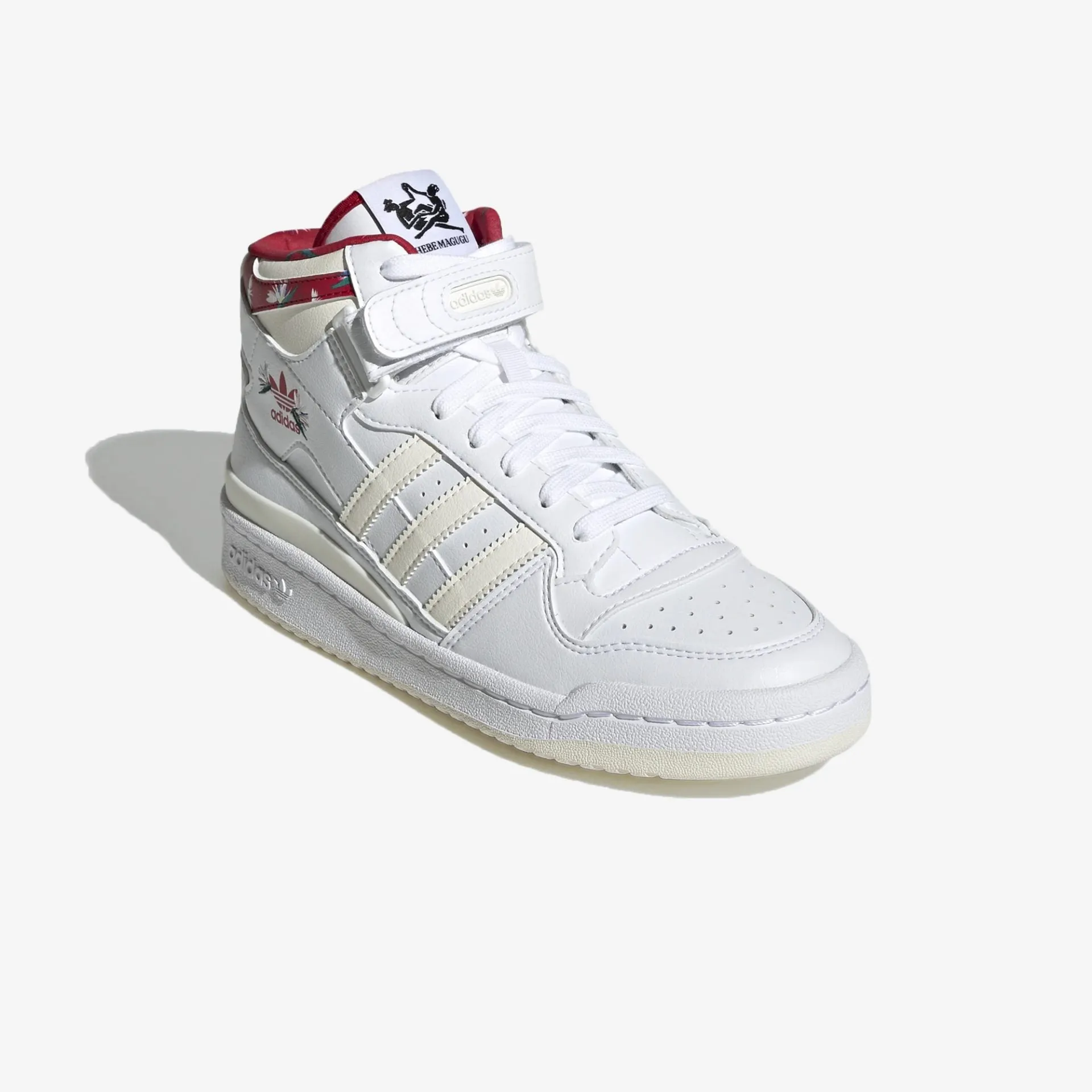 Adidas Originals | WMN'S FORUM MID W  { WHITE/RED