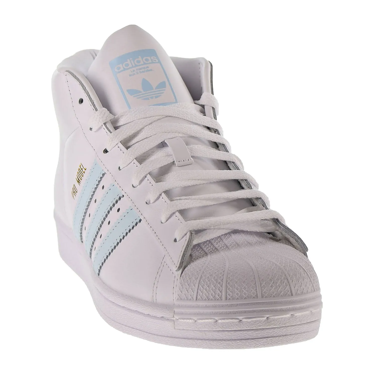 Adidas Pro Model Men's Shoes Cloud White-Sky Tint-Cloud White