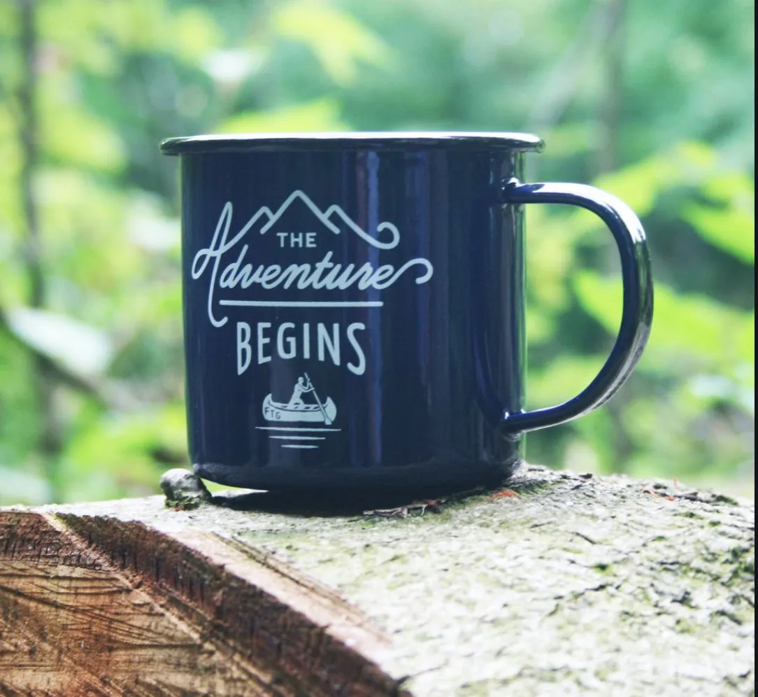 Adventure Begins Camp Mug