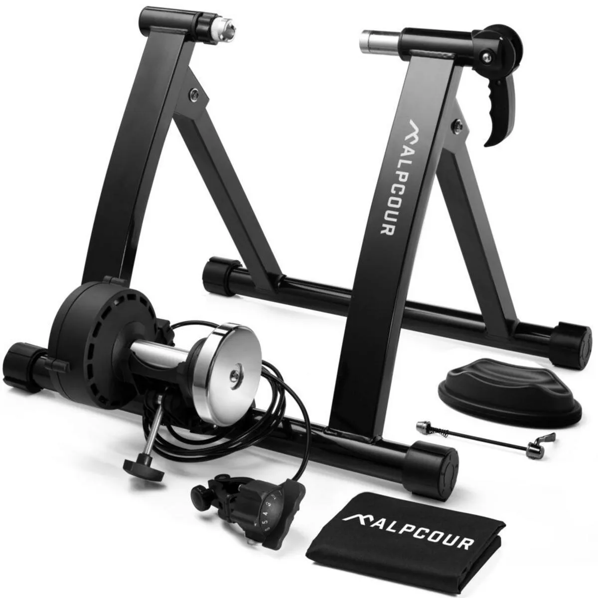 Alpcour Bike Trainer Stand with Magnetic Flywheel