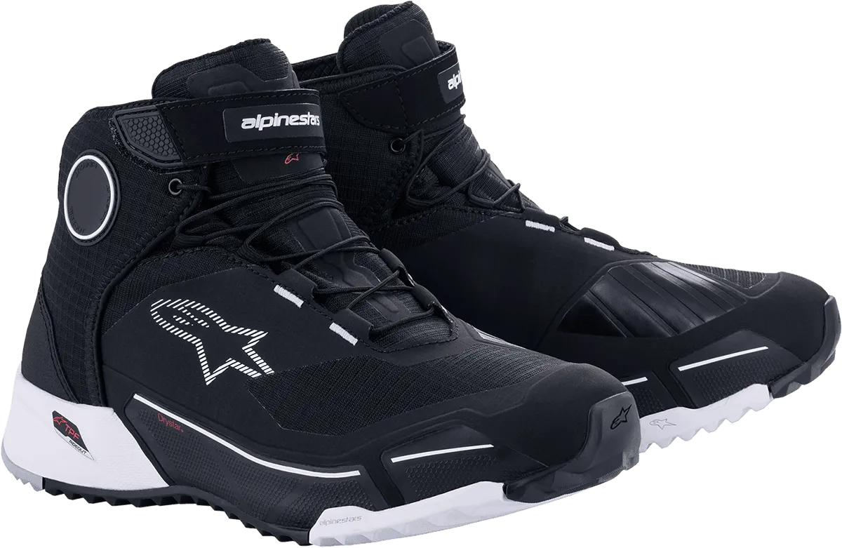 Alpinestars CR-X Drystar Riding Shoes - Black/White