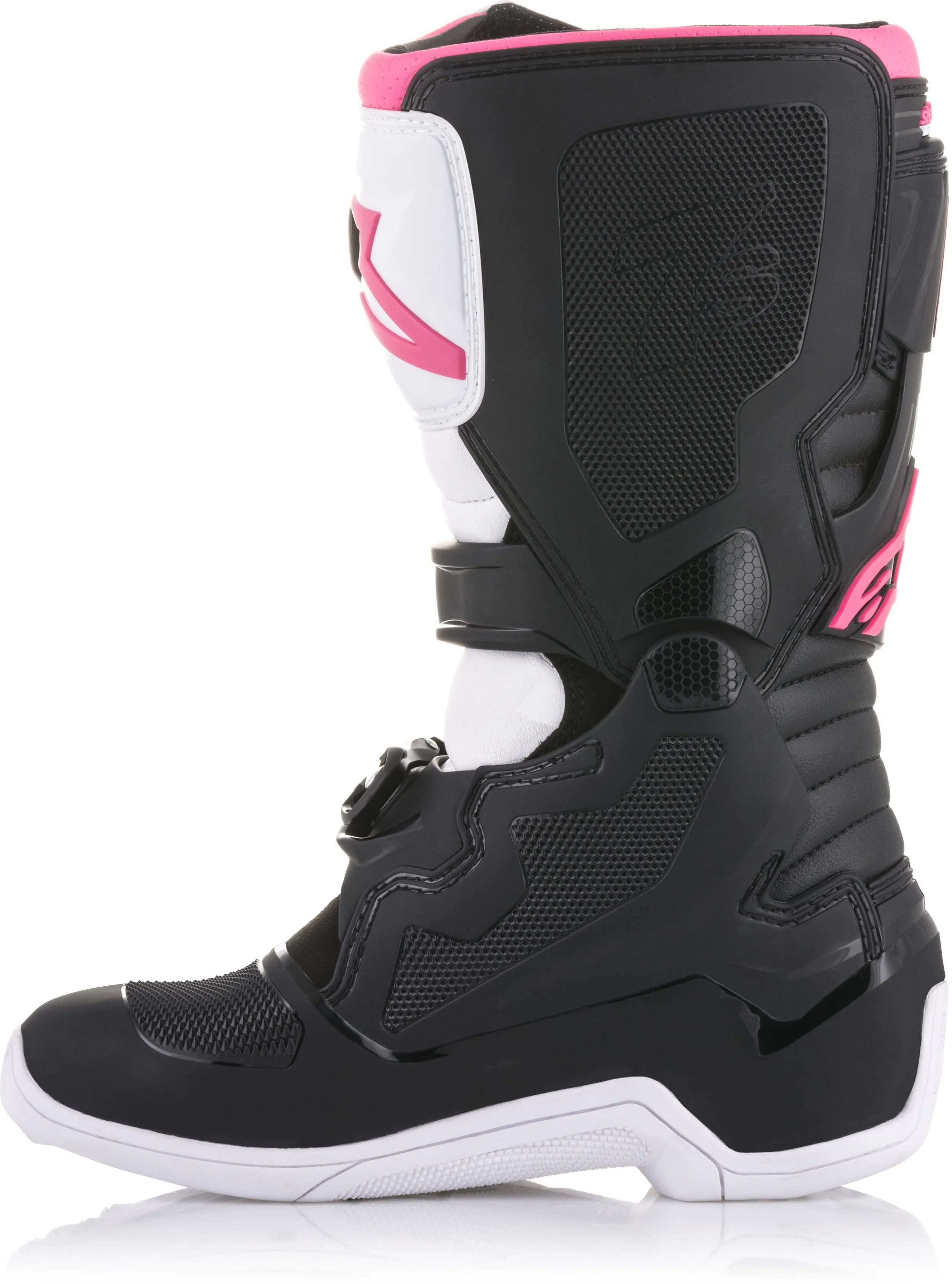 ALPINESTARS TECH 3 STELLA BOOTS BLACK/WHITE/PINK SZ 07 2013218-130-7