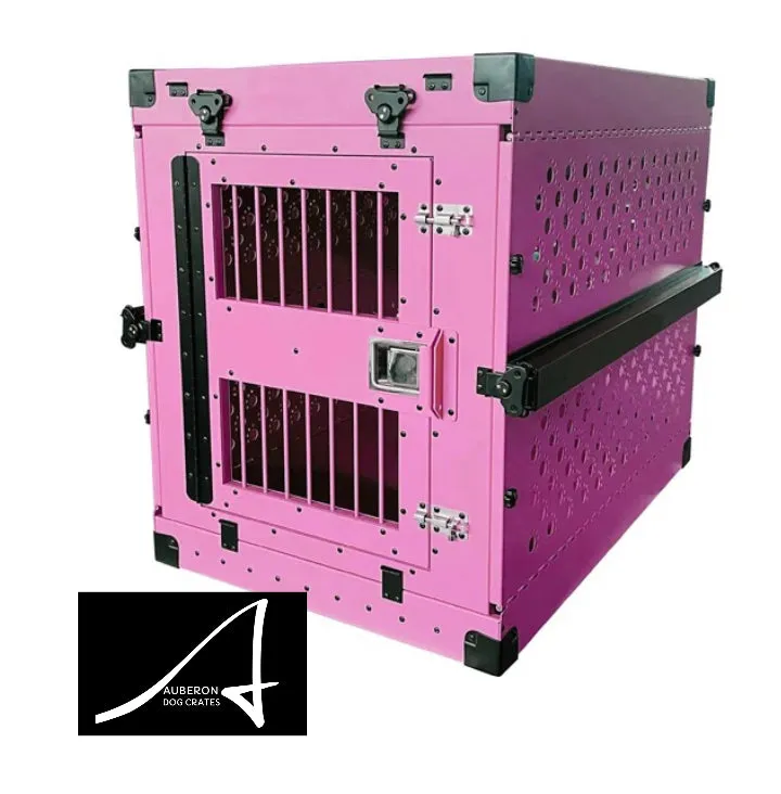 Aluminium ‘Show & Groom’ Dog Trolley portable collapsible Auberon Dog Crate