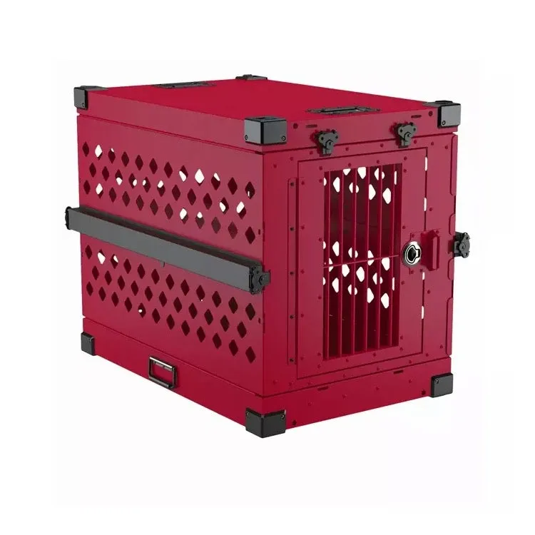 Aluminium ‘Show & Groom’ Dog Trolley portable collapsible Auberon Dog Crate