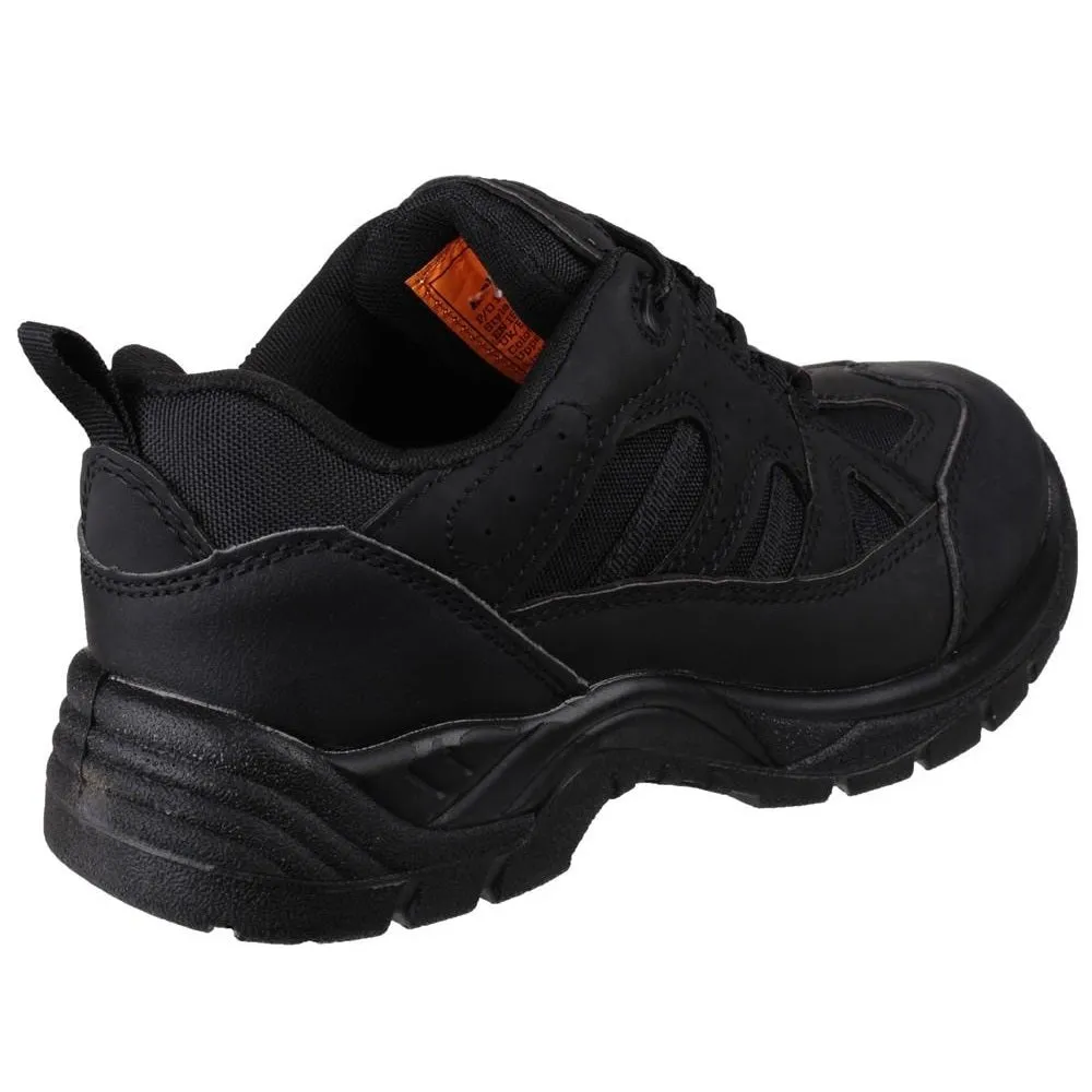 Amblers Steel Unisex FS214 Black Safety Trainer / Mens Womens Shoes