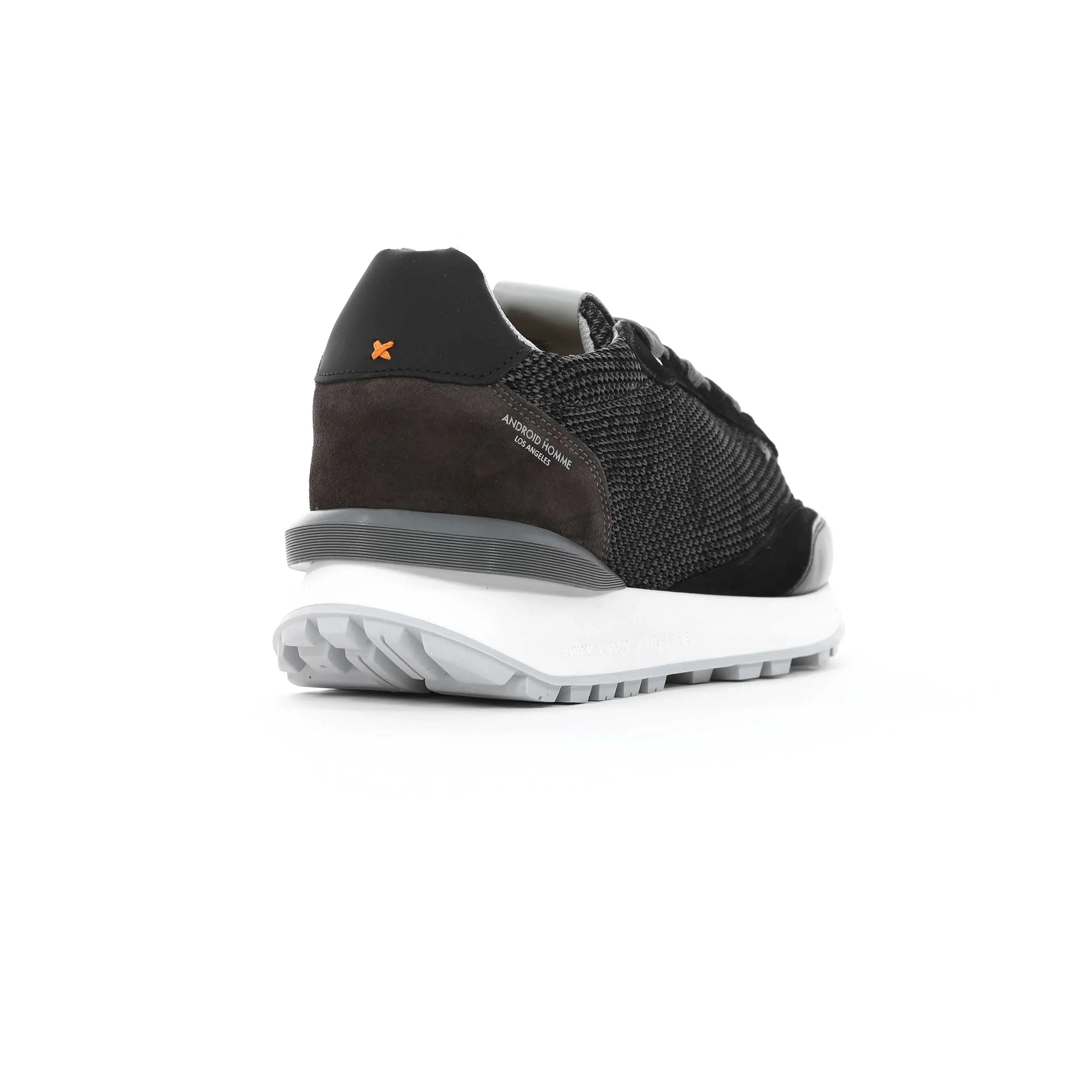 Android Homme Marina Del Ray Trainer in Black Grey Knit