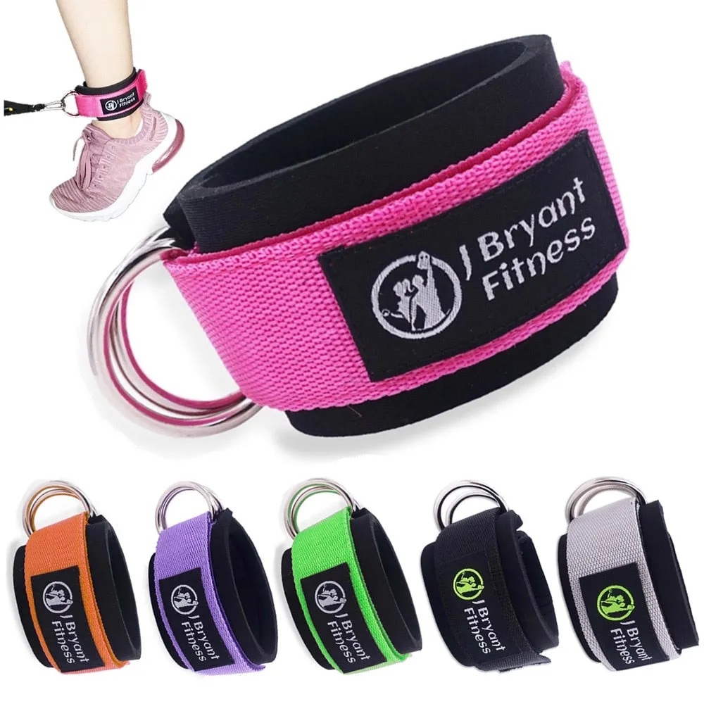 Ankle Straps for Cable Machines Adjustable Legs Strength Workout