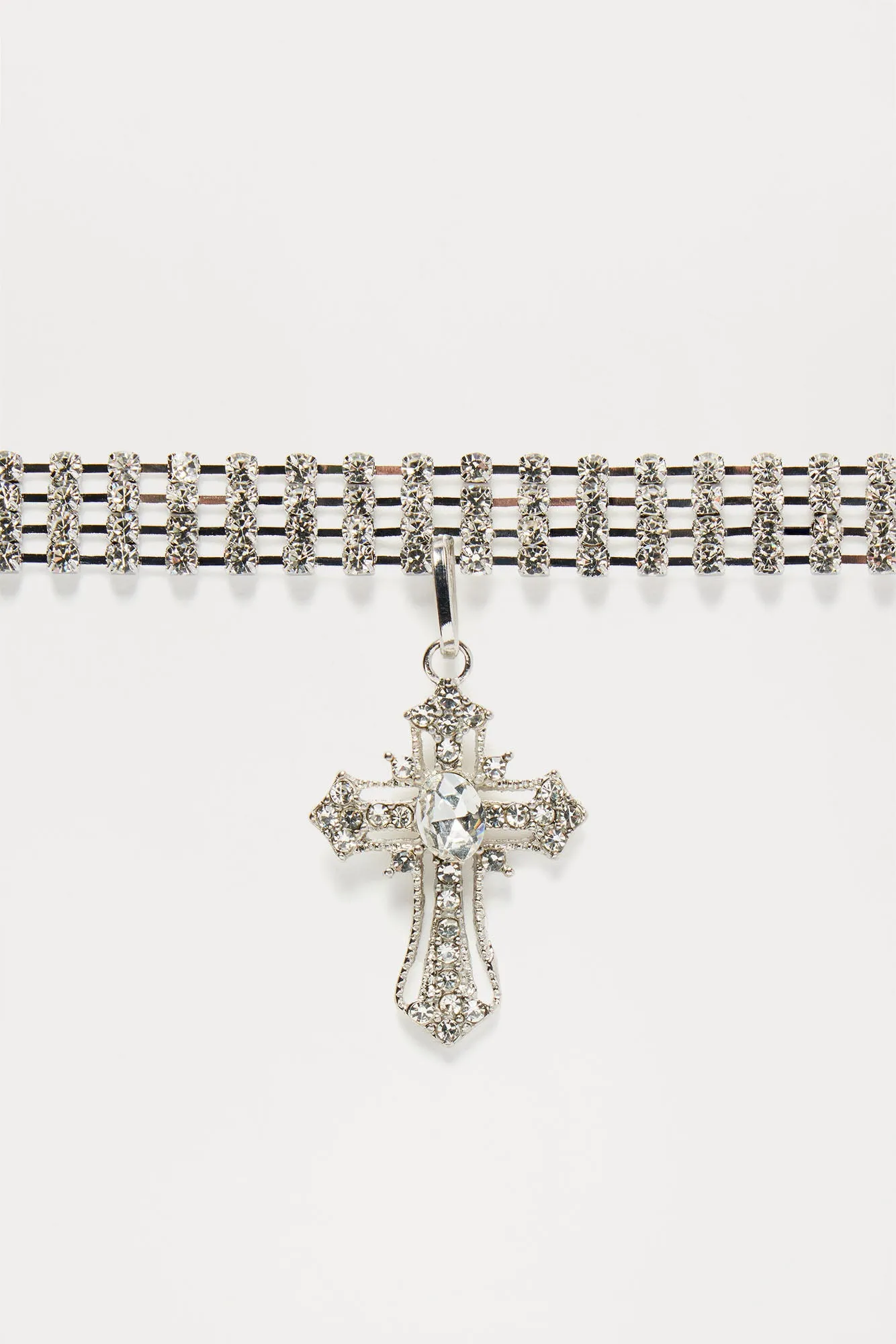 Answered Prayers Choker - Silver