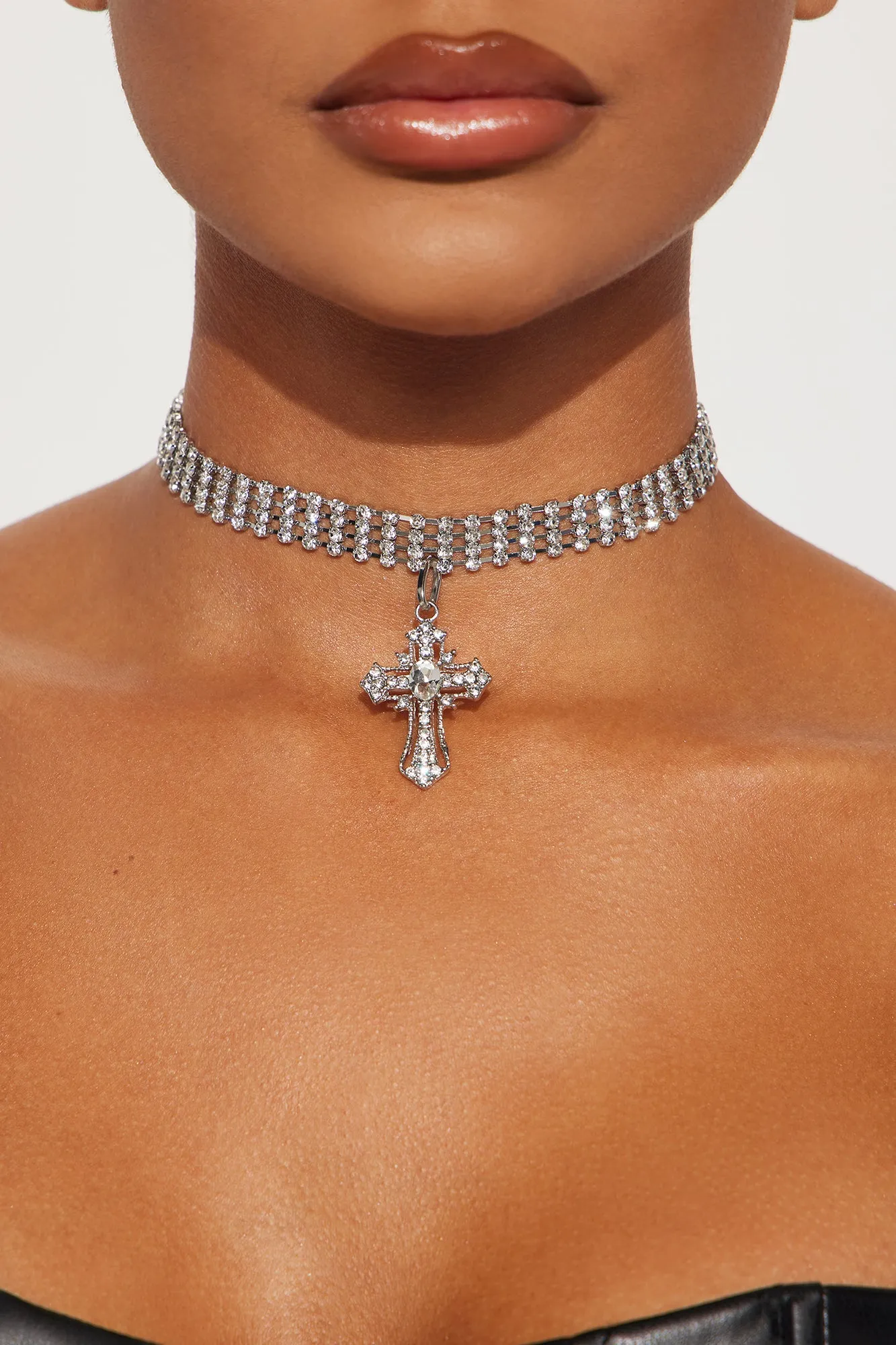 Answered Prayers Choker - Silver