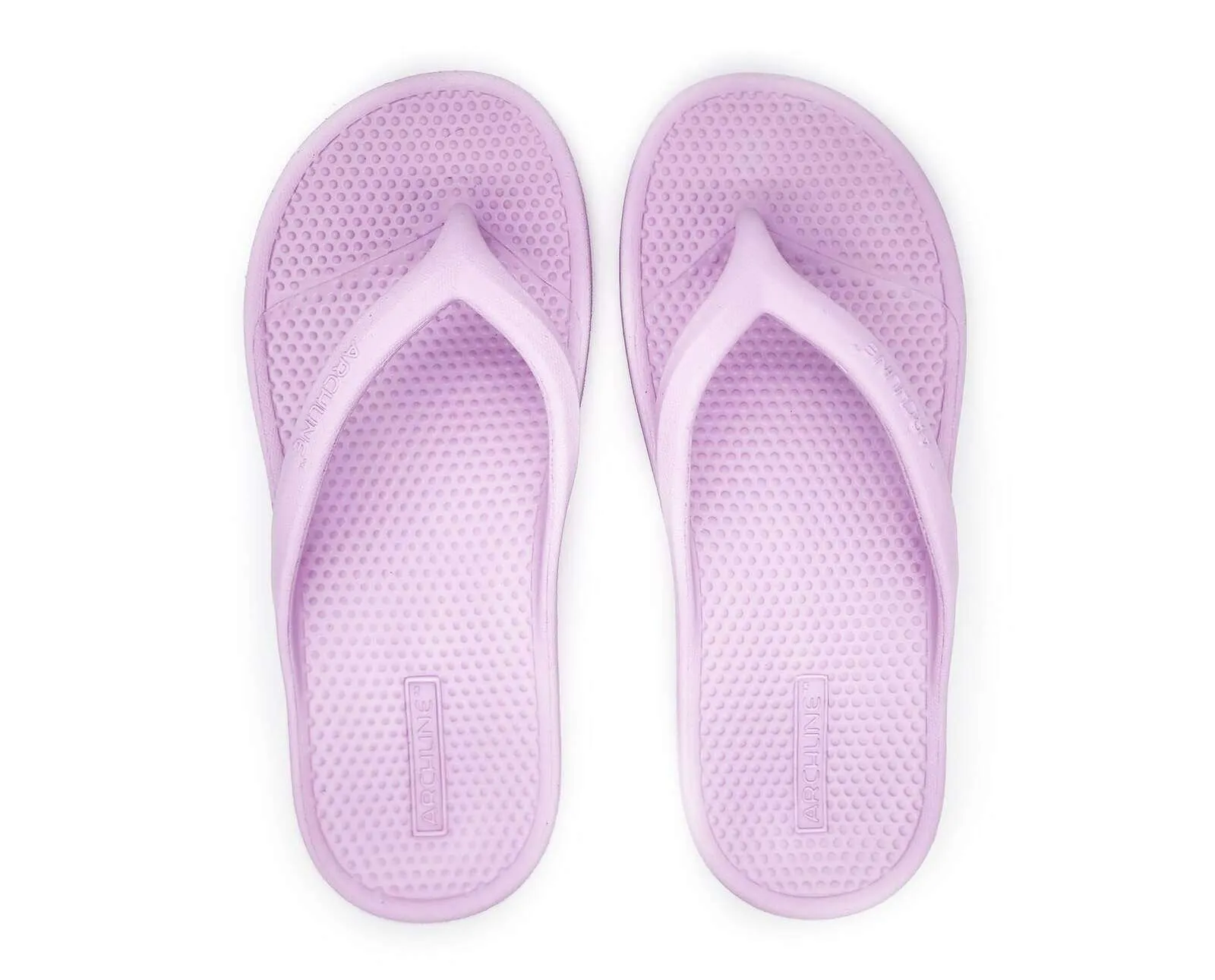 Archline Orthotic Foam Thongs Arch Support Flip Flops Orthopedic Rebound - Lilac