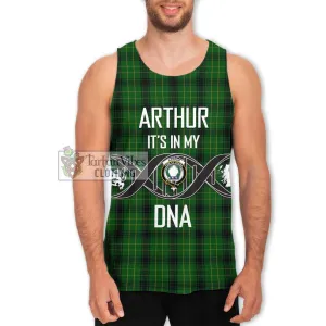 Arthur Highland Tartan Men's Tank Top with Family Crest DNA In Me Style