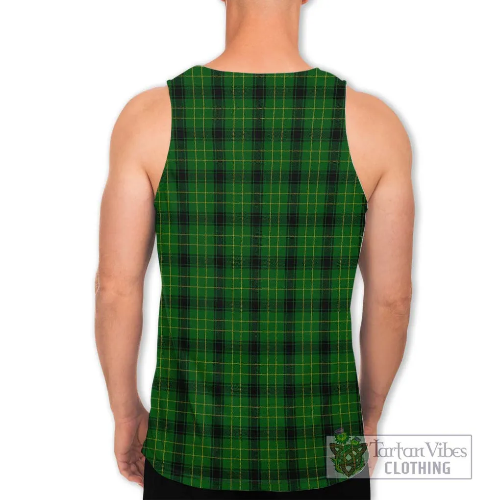 Arthur Highland Tartan Men's Tank Top with Family Crest DNA In Me Style