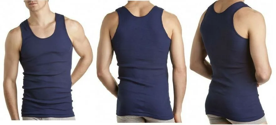 Authentic Mens Bonds 3 Pack Chesty Cotton Singlets Mens Singlet Tee Underwear