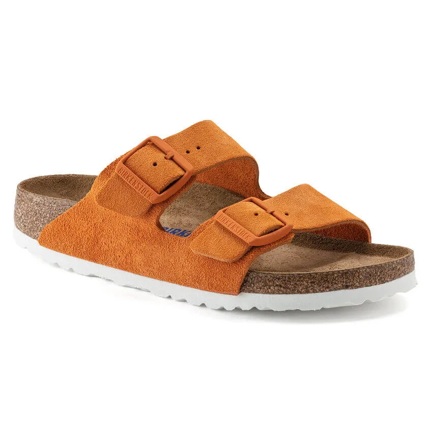 Birkenstock Arizona Narrow SFB Russet Orange Nubuck Leather