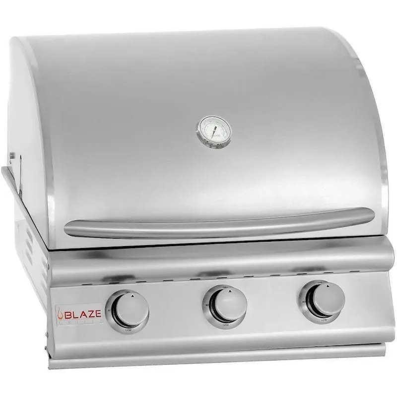 Blaze Prelude LBM 25-Inch 3-Burner Built-In Liquid Propane Grill (BLZ-3LBM-LP)