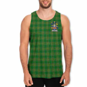 Boyd of Danson Irish Clan Tartan Men's Tank Top with Coat of Arms