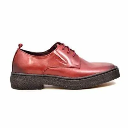 British Walkers Playboy Original Men's Burgundy Leather Low Top Oxfords