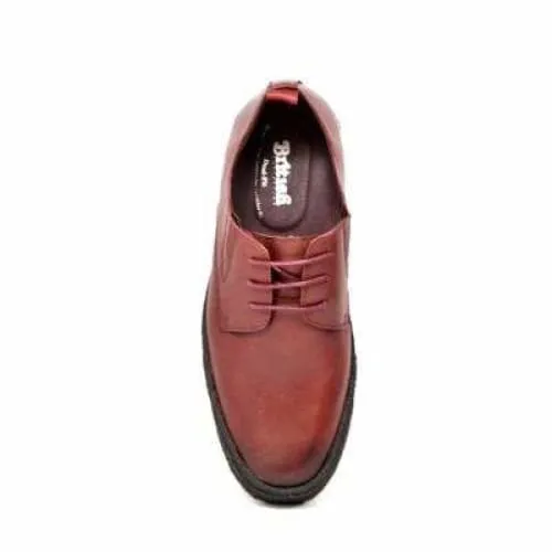 British Walkers Playboy Original Men's Burgundy Leather Low Top Oxfords