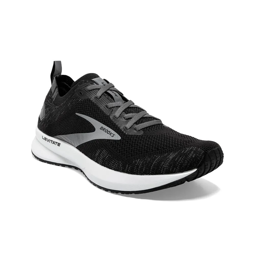 Brooks Levitate 4 (Women's) - Blackened Pearl/White