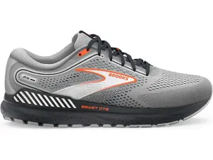 Brooks Mens Beast GTS 23- Grey/Scarlet/Ebony (1104011D030)