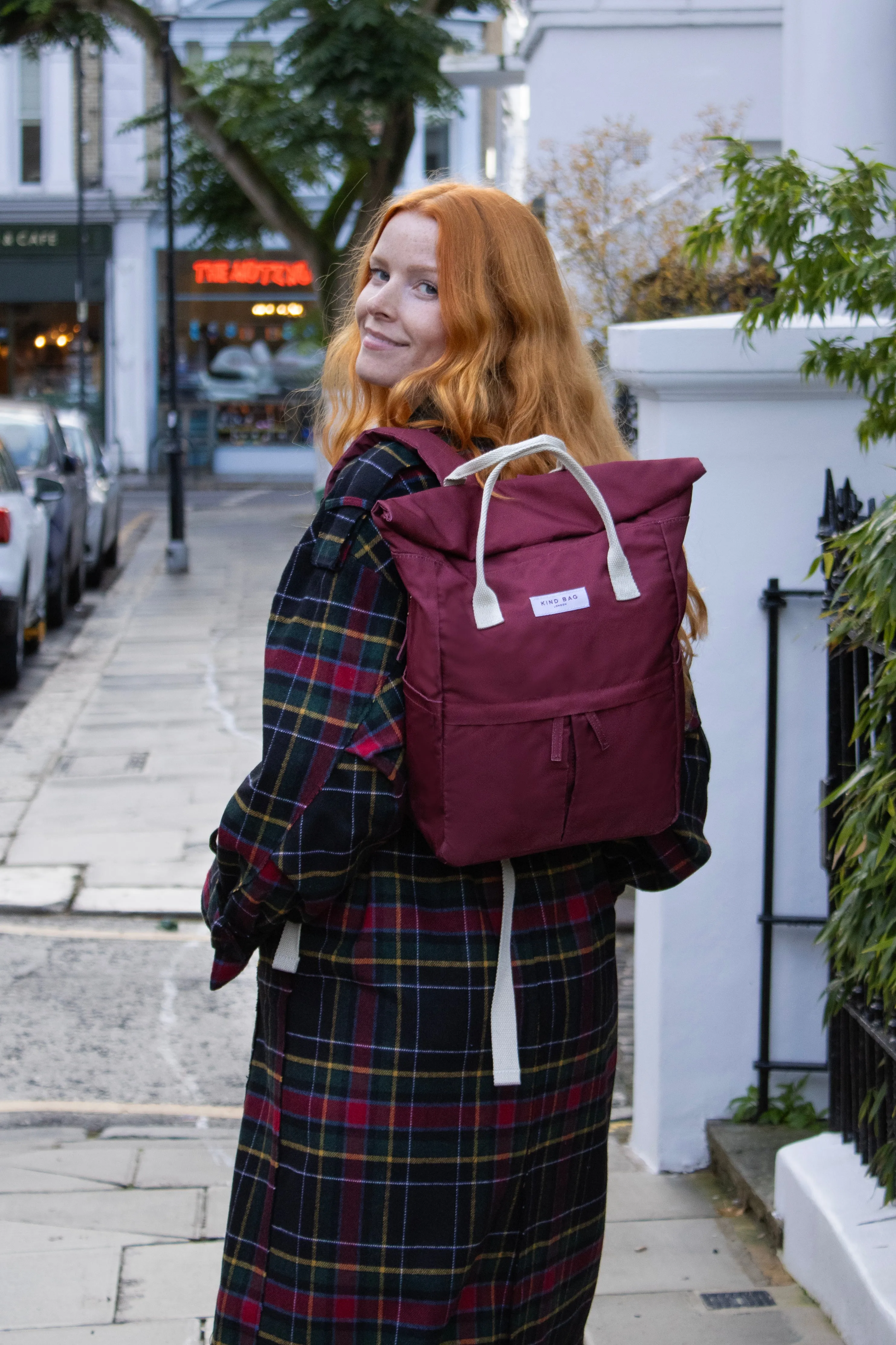 Burgundy | “Hackney” 2.0 Backpack | Medium