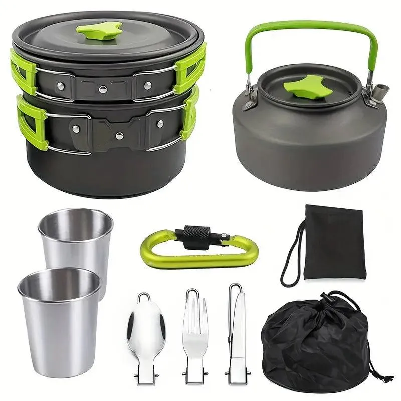 Camping Pot Set - Compact Portable