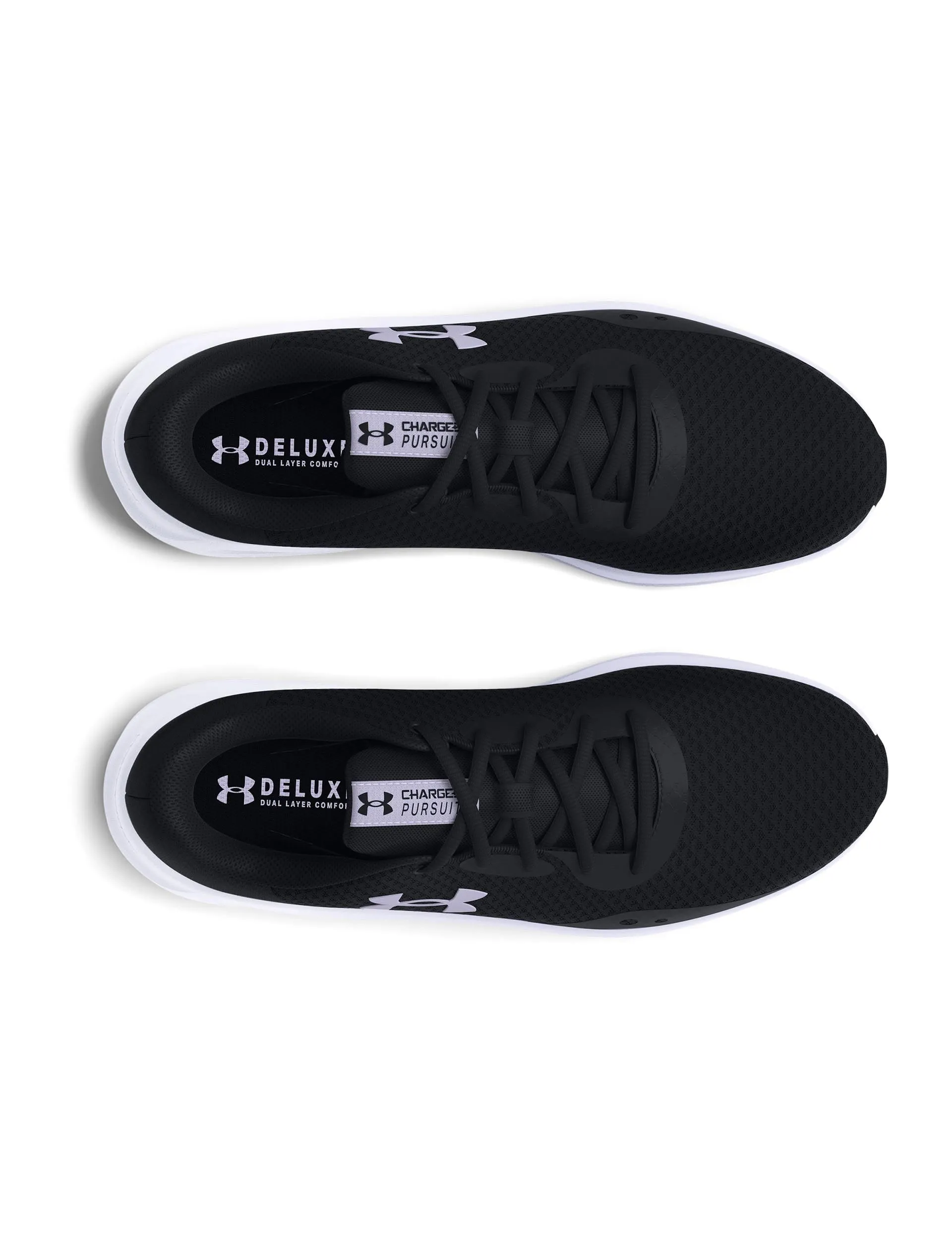 Charged Pursuit 3 Running Shoes - Black/White