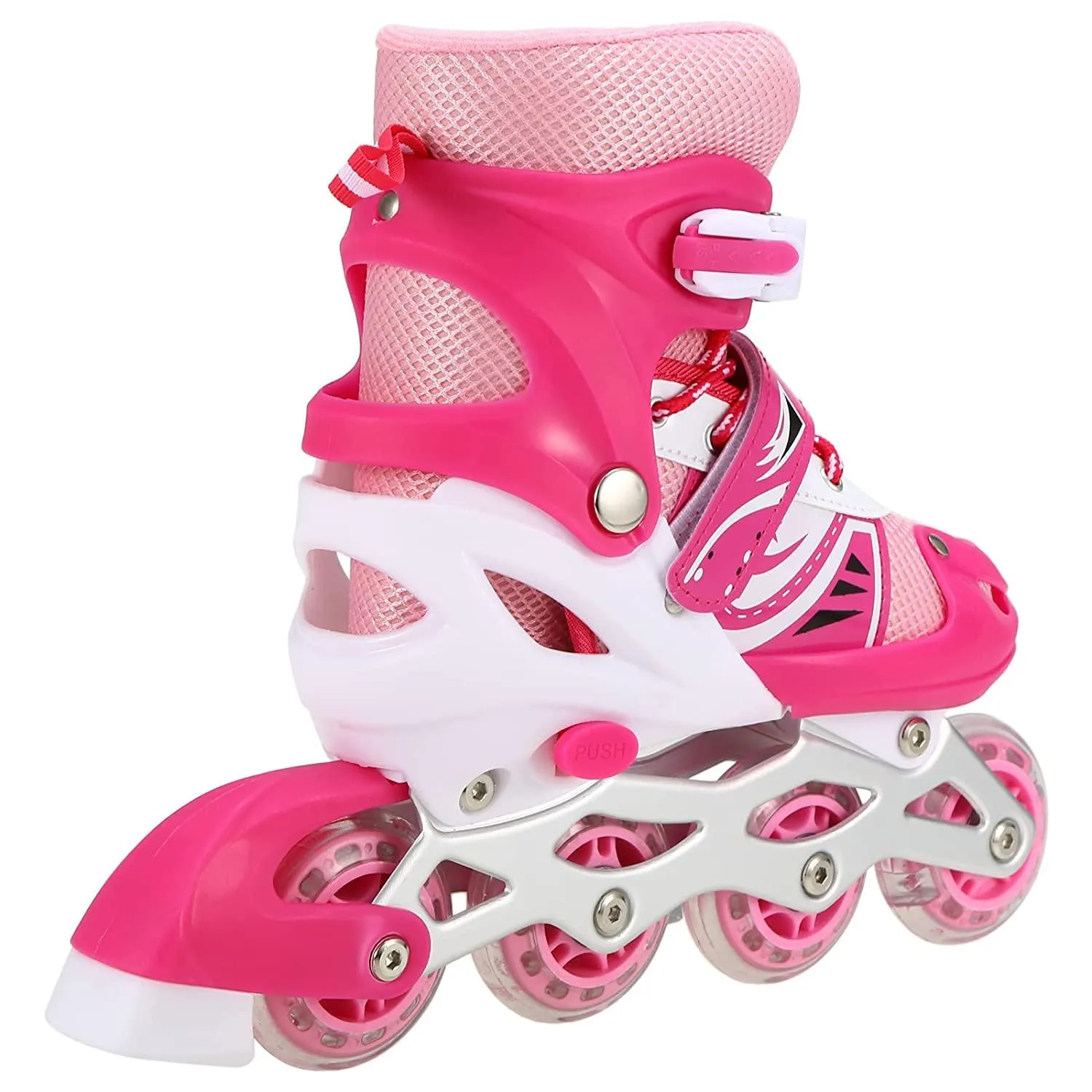 Children Roller Skates Adjustable Inline Skating Shoes (Size 35-38)