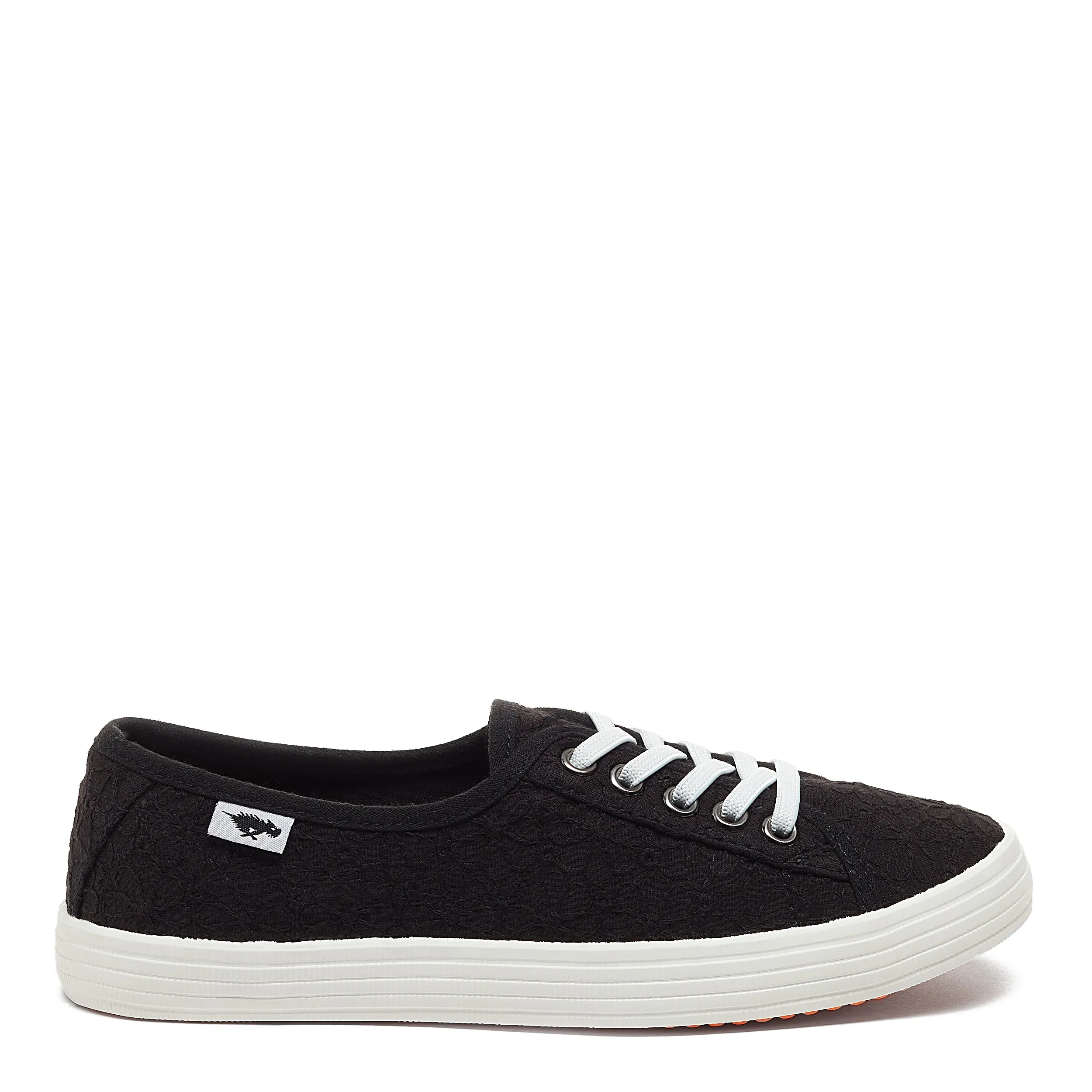 Chow Chow Black Elsie Eyelet Trainers