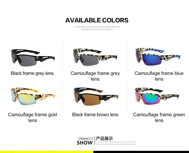 Classic Luxury Army Sports UV400 Sunglasses for Men and Women